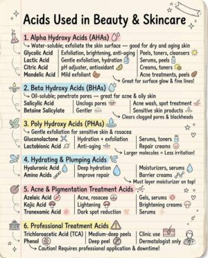 Acids in Skincare: How to Choose, Use, and Layer for Your Best Skin