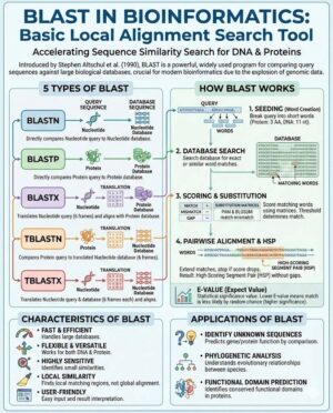 BLAST: The Foundational Algorithm for Sequence Analysis in the Genomic Era