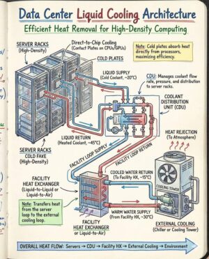 Data Center Liquid Cooling Architecture: The Essential Guide to DTC and Immersion Solutions