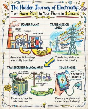 The Hidden Marathon: Tracing the Epic Journey of Electricity from Generator to Grid to Home