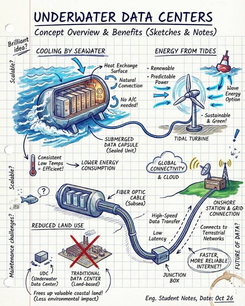 Underwater Data Centers