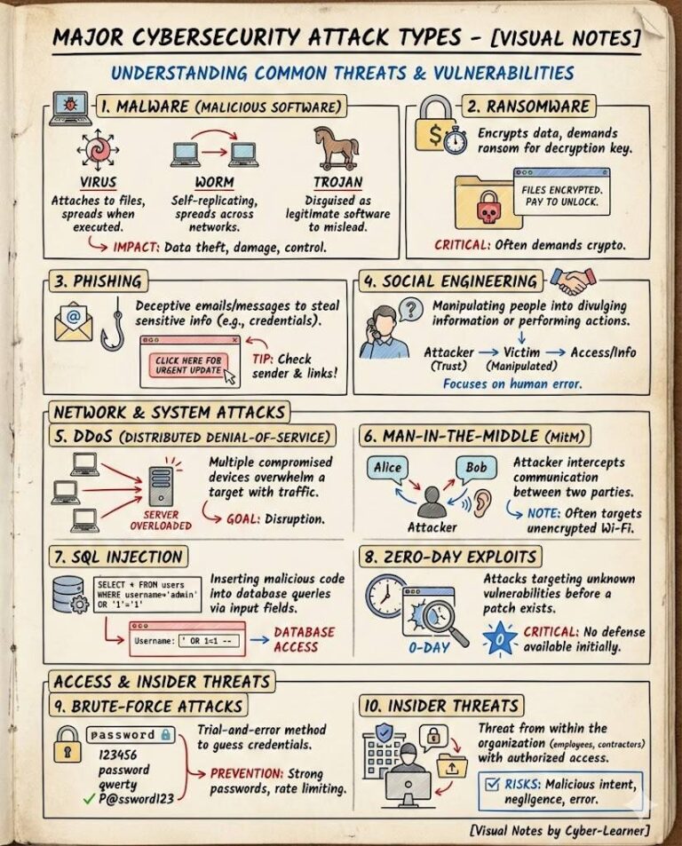 cybersecurity attack types