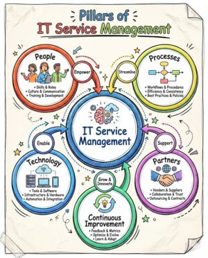 The Four Pillars of IT Service Management: Building a Foundation for Strategic IT Delivery