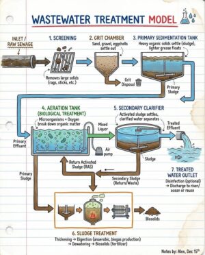 Wastewater Treatment Models: Principles, Applications, and the Future of Water Management