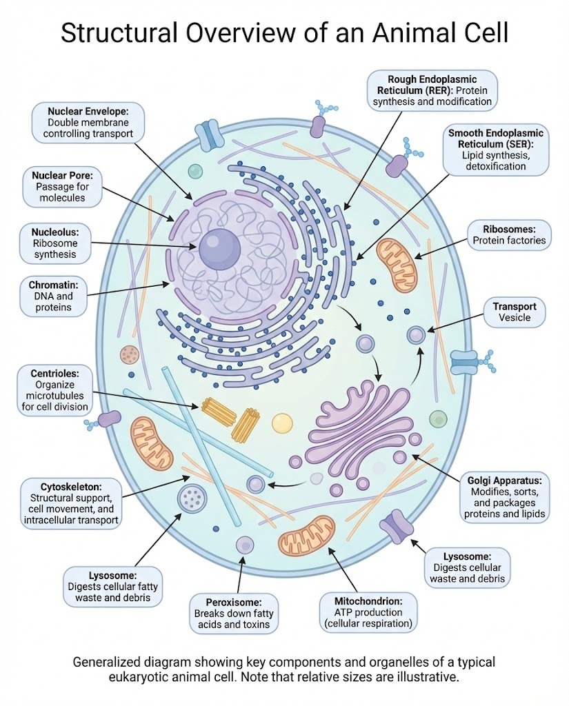 Structural Overview of an Animal Cell