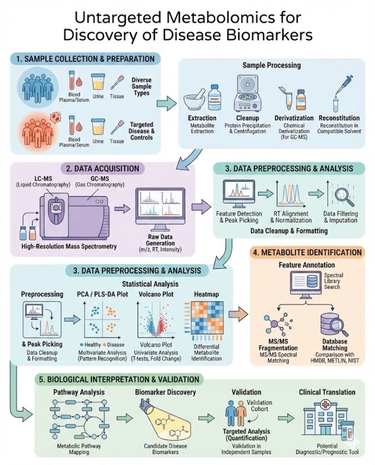 Untargeted Metabolomics for Discovery of Disease Biomarkers
