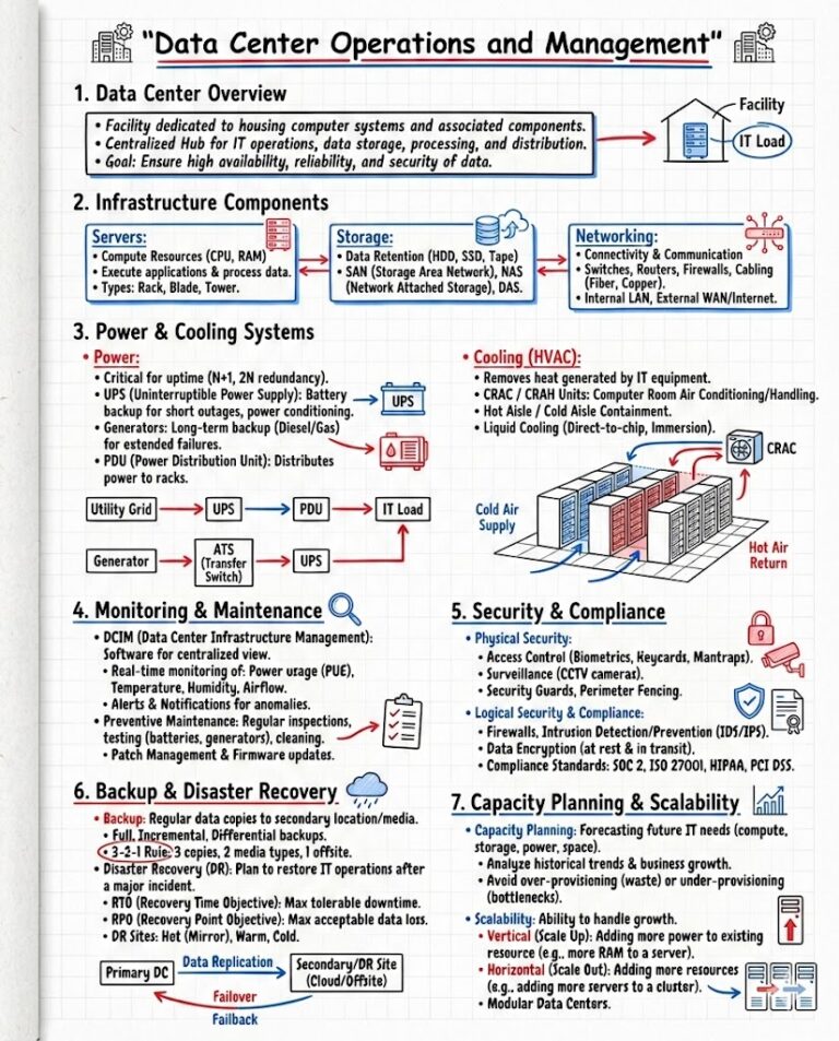 Data Center Operations and Management
