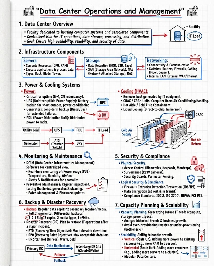 Data Center Operations and Management