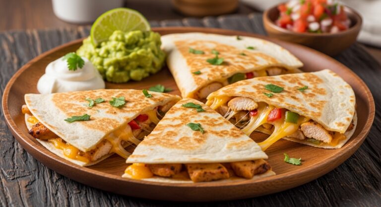 Chicken Quesadilla Plate: A Cheesy, Savory Delight You’ll Crave Again