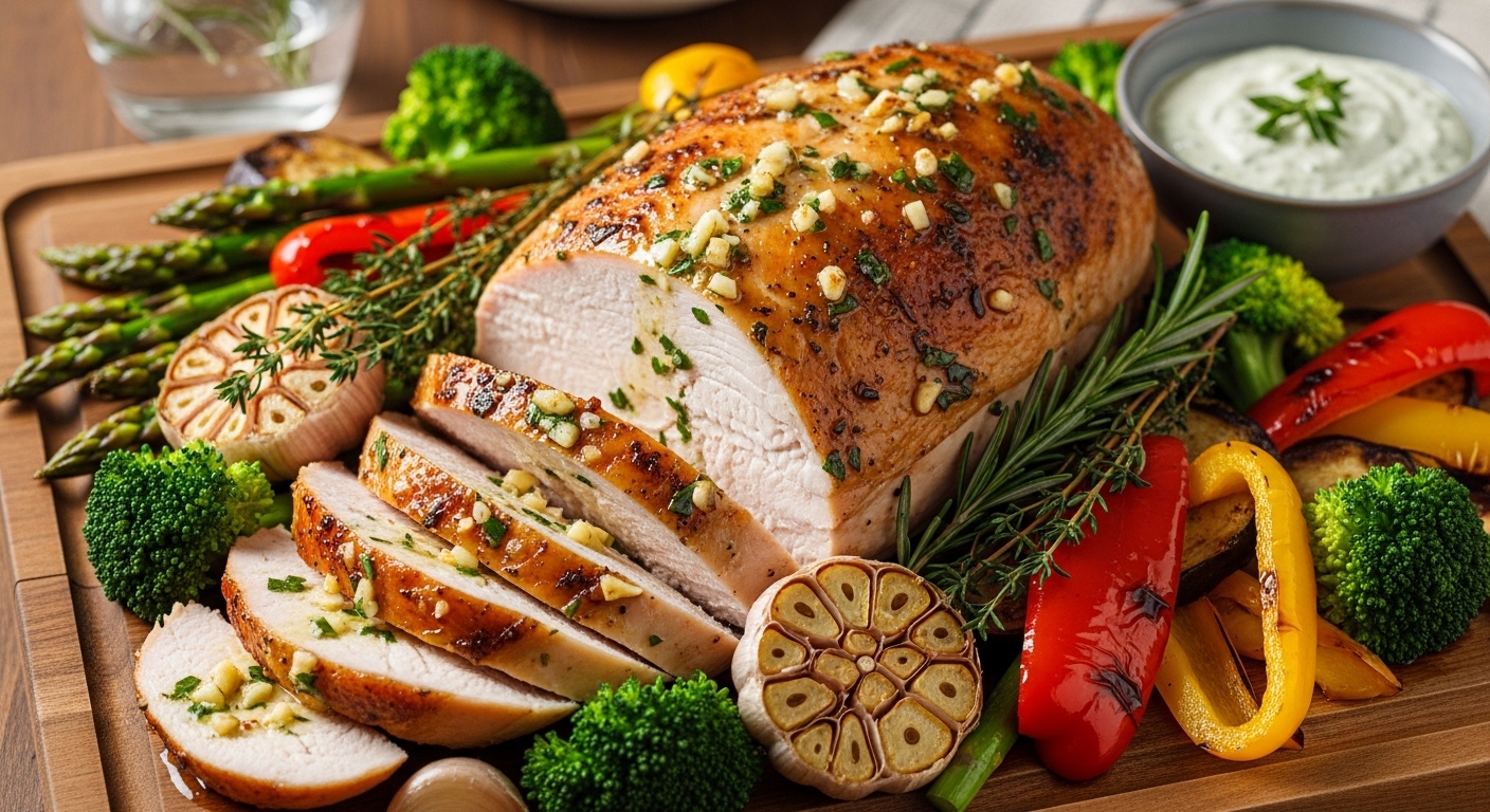 The Ultimate Keto Garlic Herb Turkey Breast: A Flavorful, Low-Carb Feast