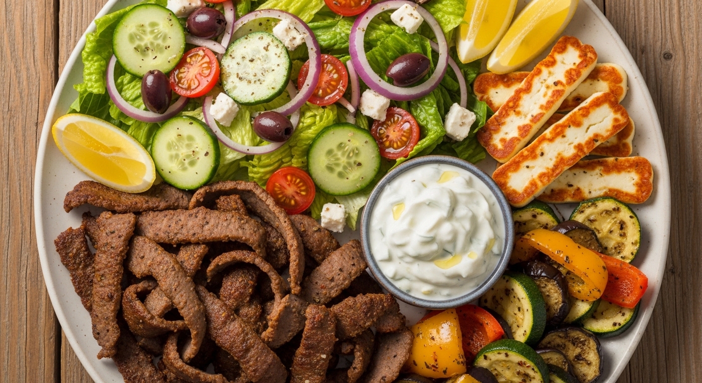 The Ultimate Keto Beef Gyro Plate: A Low-Carb Mediterranean Delight