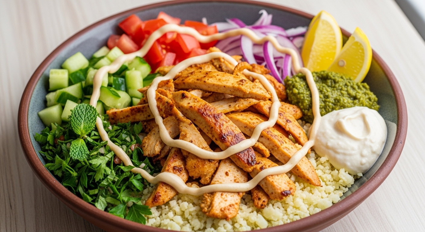 Keto Chicken Shawarma Bowl: A Flavor-Packed Low-Carb Delight