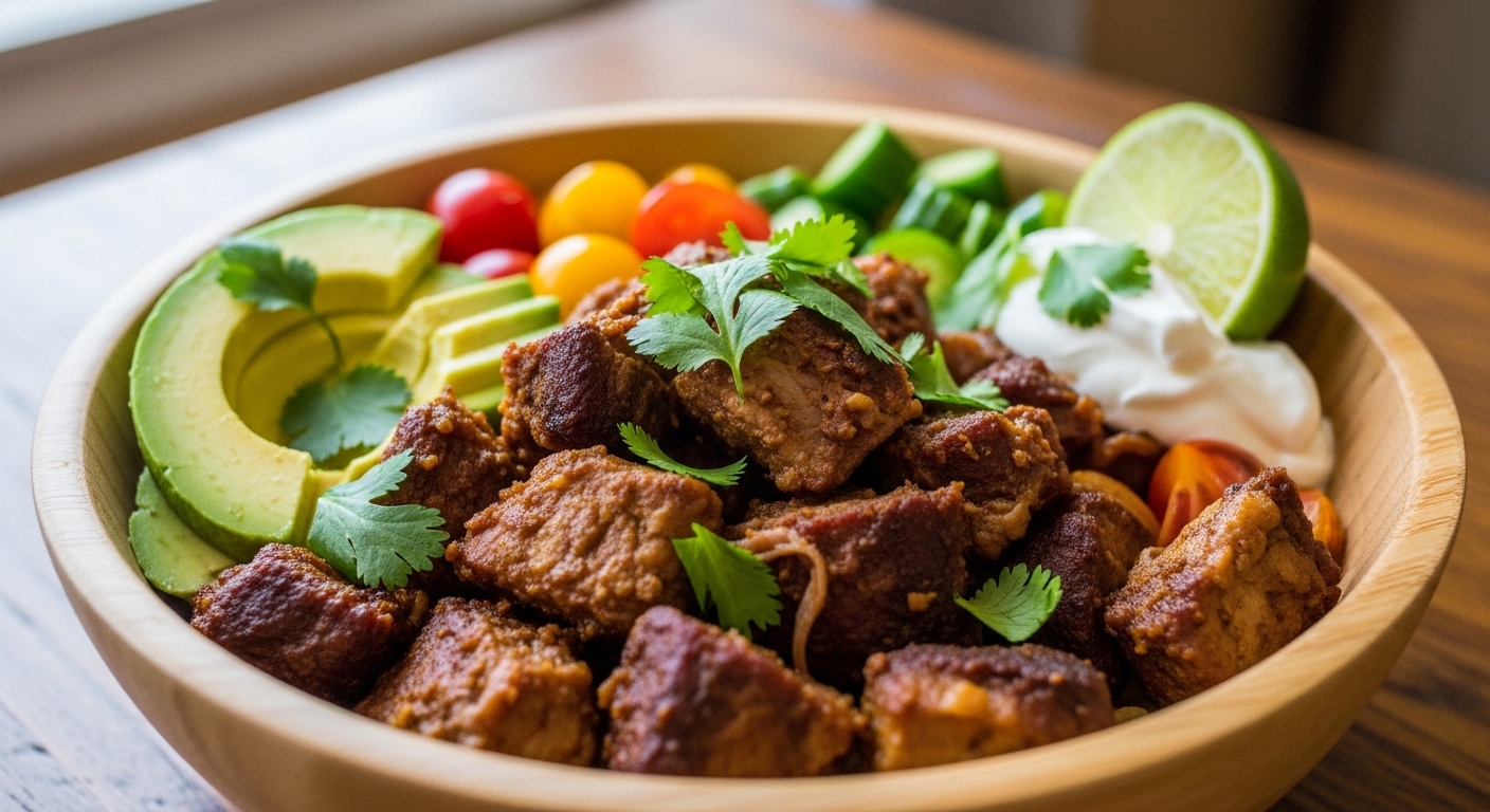 Keto Pork Carnitas Bowl: A Flavor-Packed Low-Carb Comfort Meal