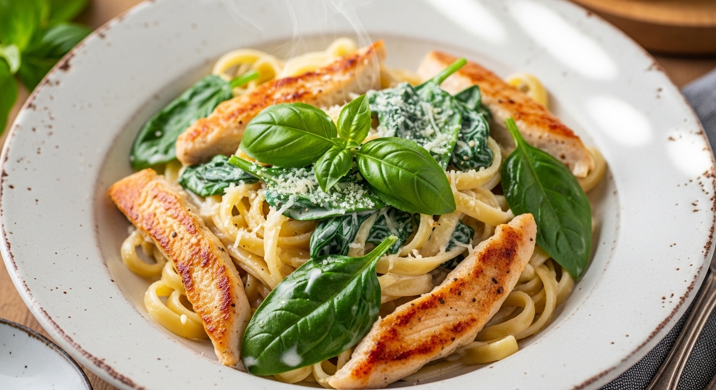 Chicken Spinach Alfredo: A Creamy, Comforting Classic with a Nutritional Boost