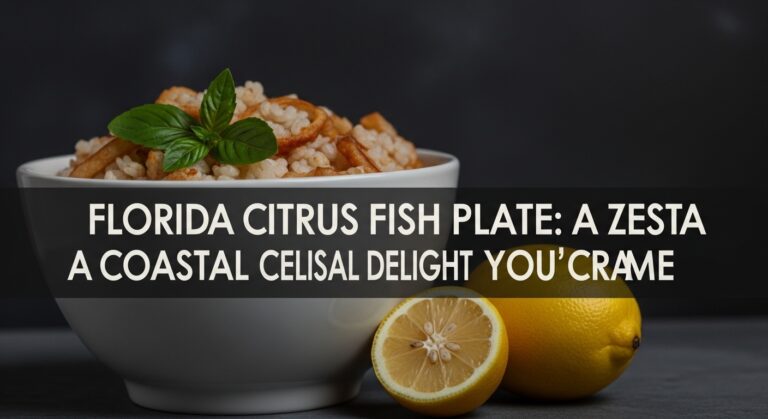 Florida Citrus Fish Plate: A Zesty Coastal Delight You’ll Crave