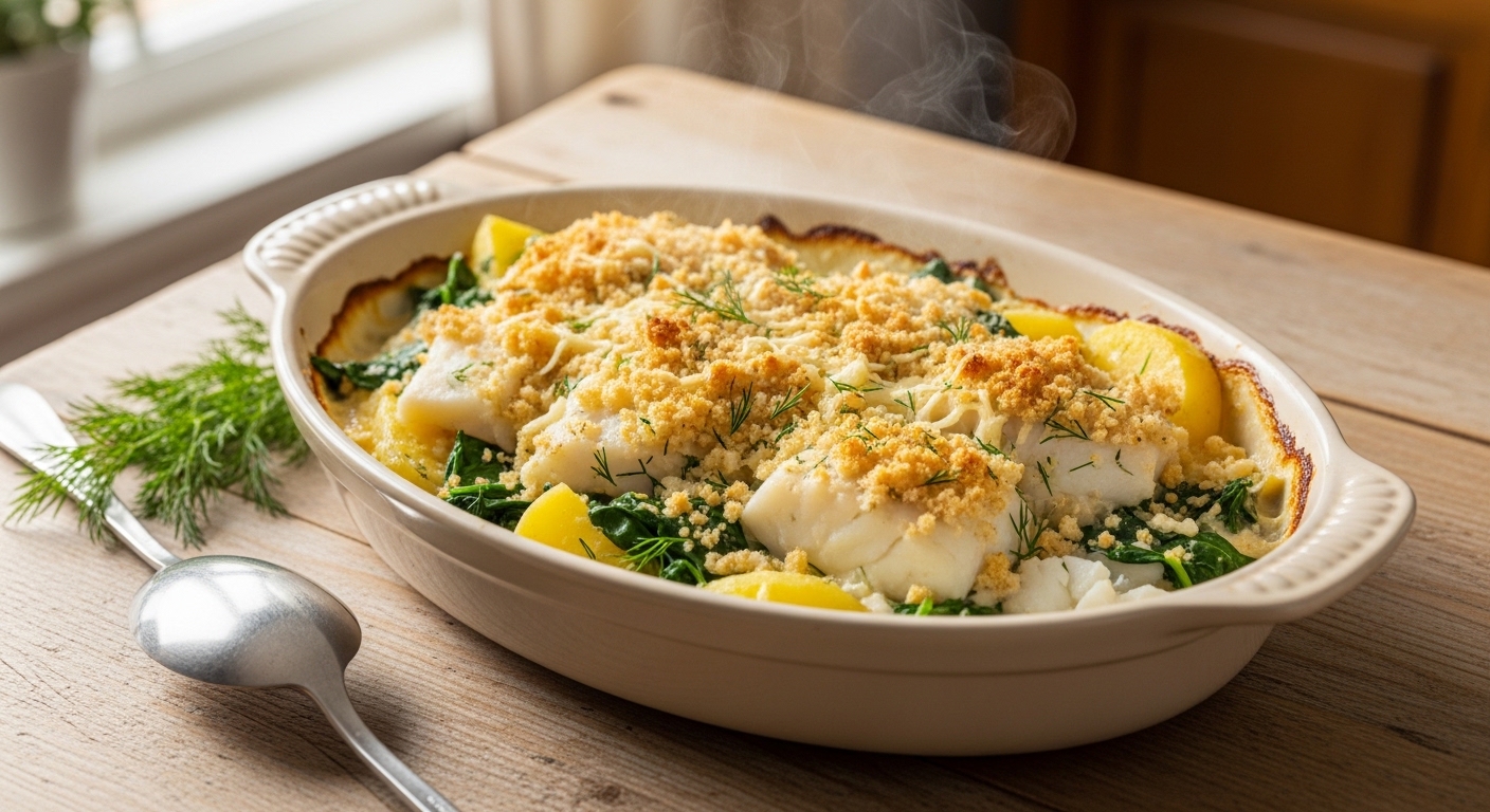 Creamy Cod Casserole: A Comforting, Flavorful One-Pan Wonder