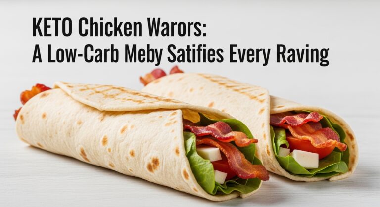 Keto Chicken Bacon Wraps: A Low-Carb Meal That Satisfies Every Craving