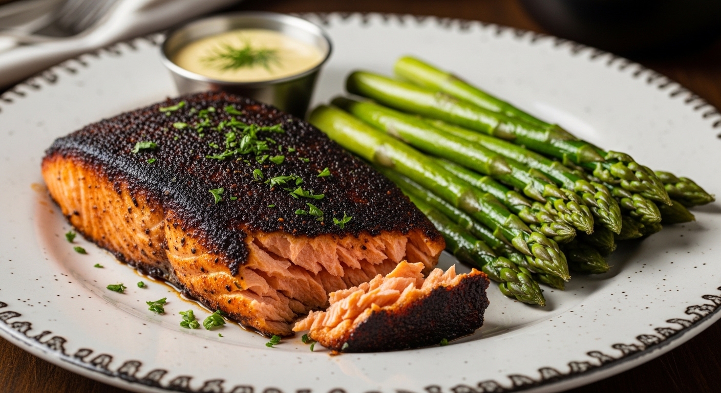 Blackened Salmon Dinner: A Smoky, Spiced Delight That’s Ready in Minutes