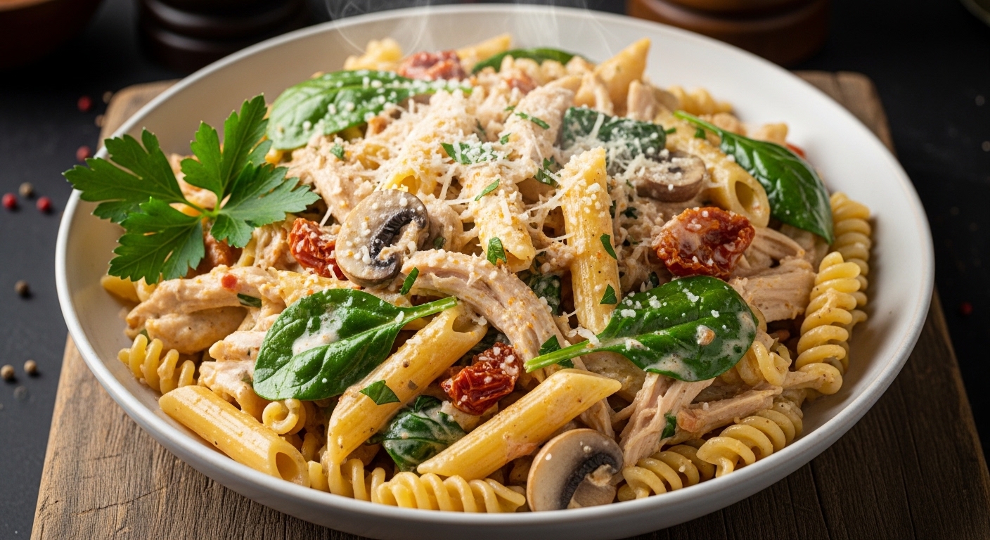 Creamy Turkey Pasta: A Comforting, Rich, and Flavorful One-Pan Wonder