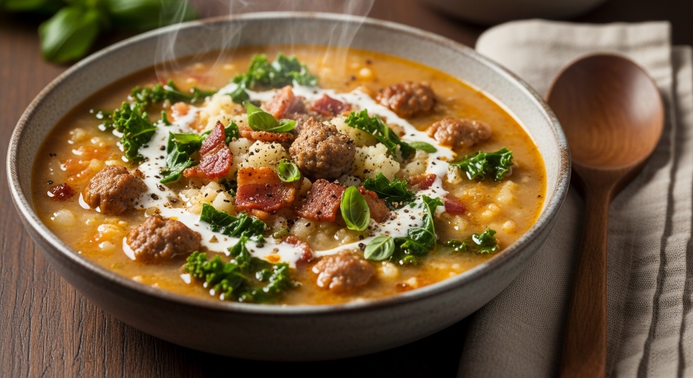 Keto Zuppa Toscana: A Creamy, Low-Carb Twist on a Comfort Classic