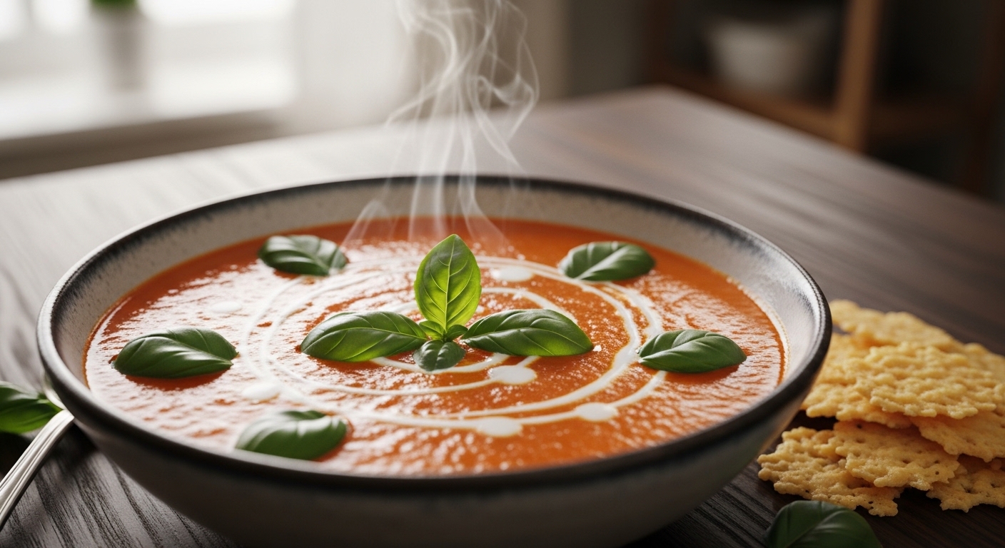 Keto Creamy Tomato Basil Soup: A Comforting Low-Carb Delight