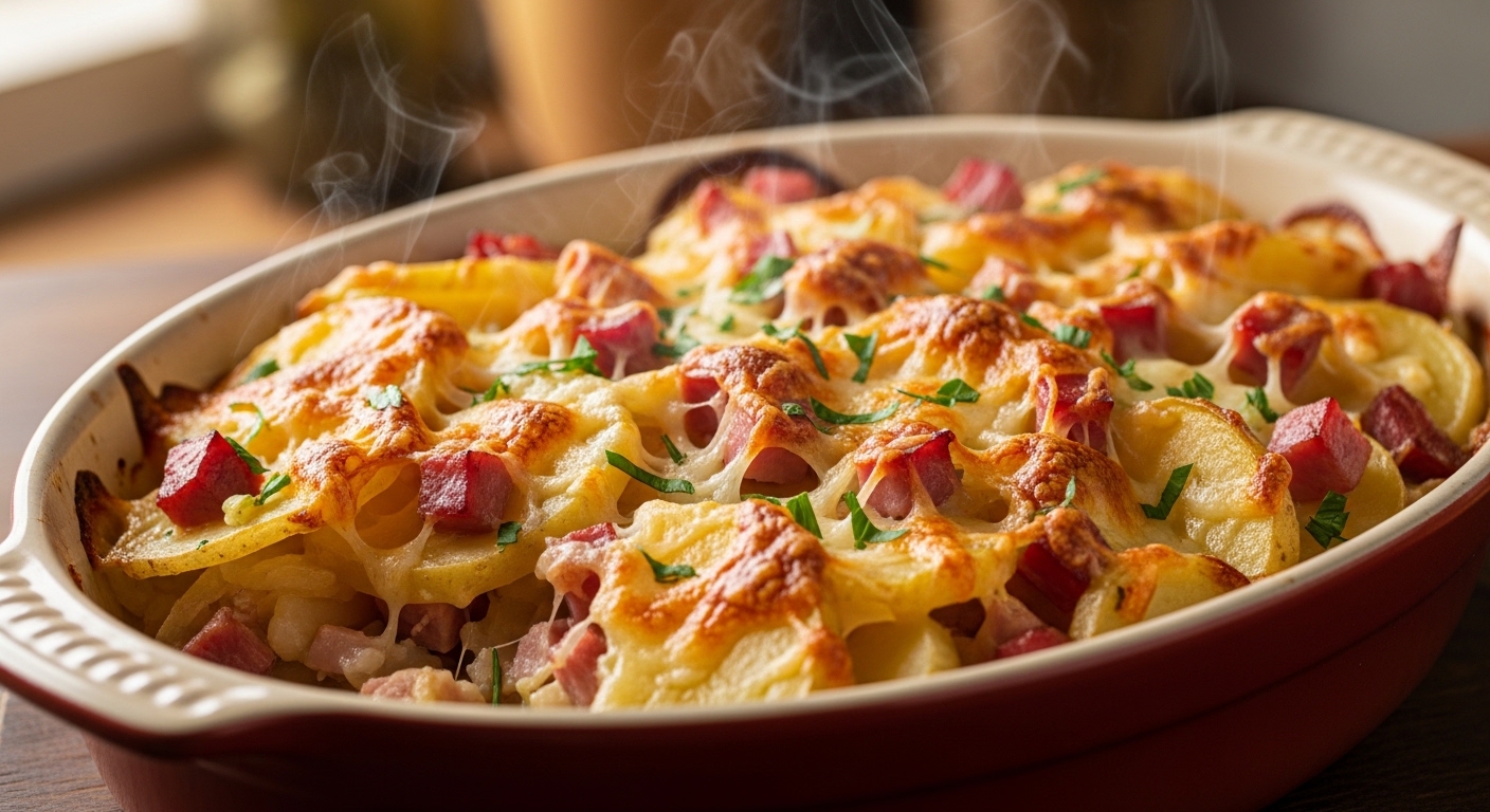 Smoked Ham Potato Bake: A Hearty, Flavor-Packed Comfort Dish