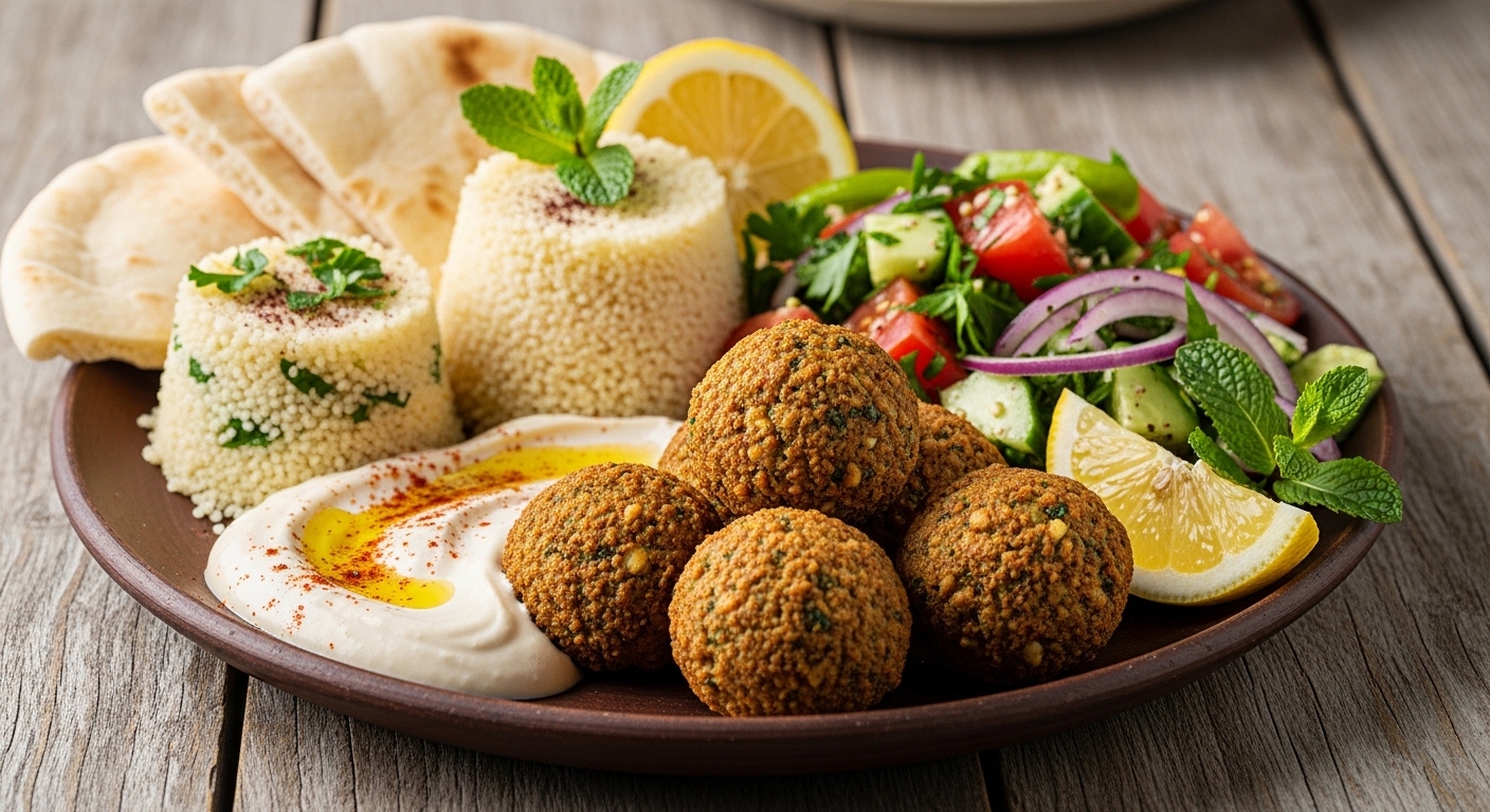 Baked Falafel Plate: A Crispy, Flavorful Middle Eastern Delight