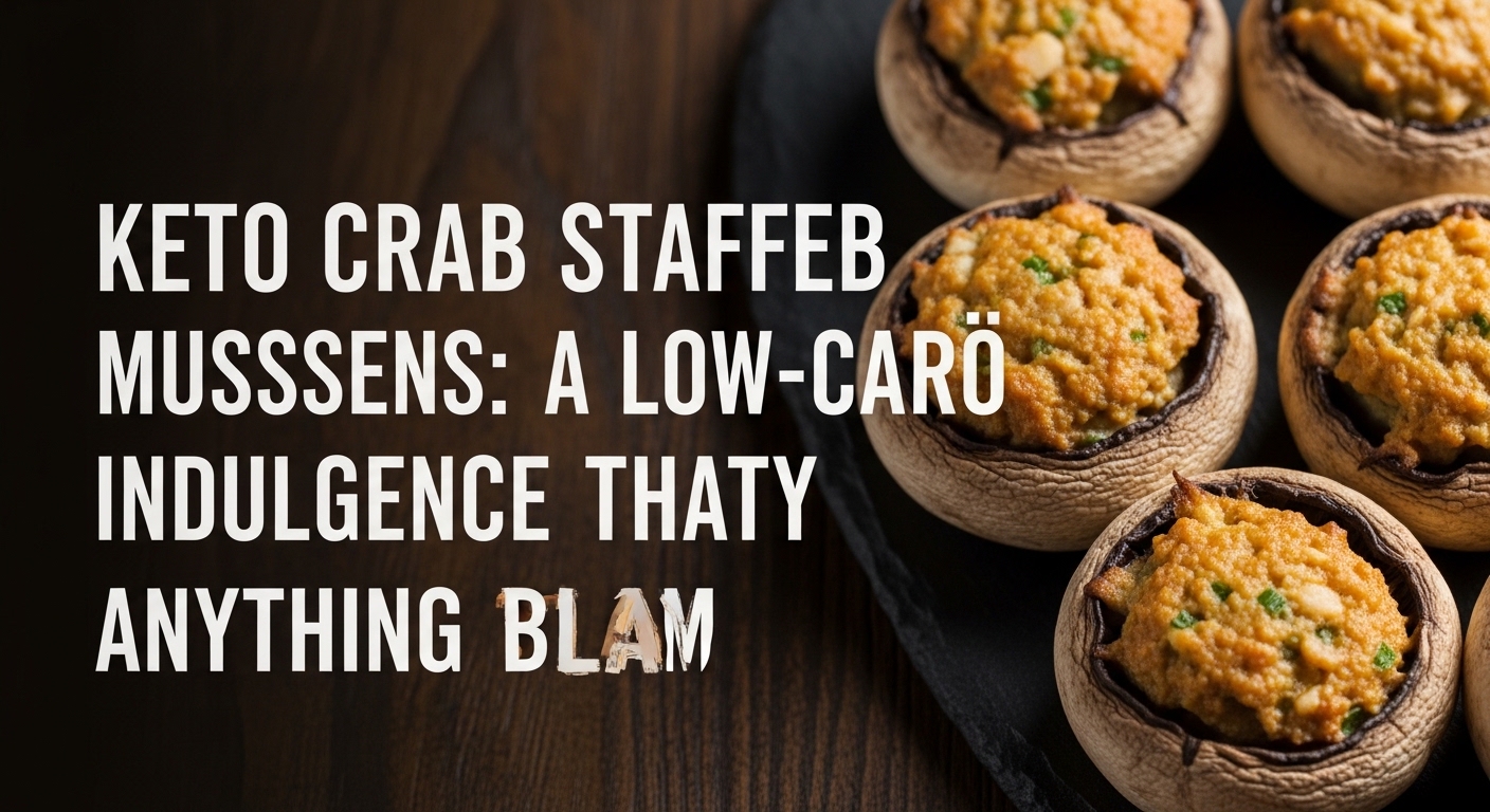 Keto Crab Stuffed Mushrooms: A Low-Carb Indulgence That’s Anything But Bland