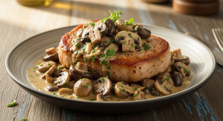 Creamy Mushroom Pork: A Rich, Umami-Infused Comfort Dish