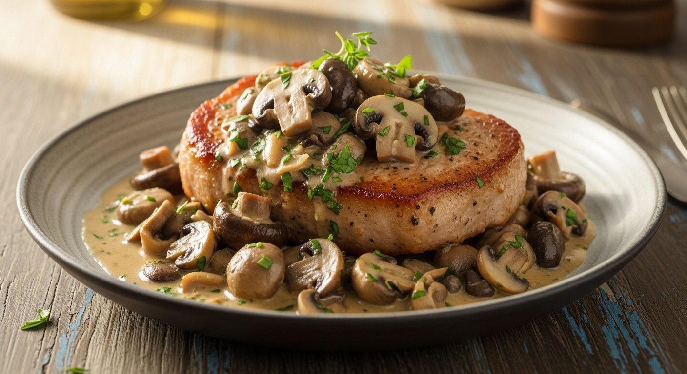 Creamy Mushroom Pork: A Rich, Umami-Infused Comfort Dish