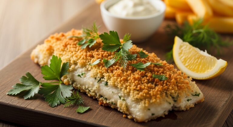 Herb Crumb Haddock: A Crispy, Flavorful British Classic