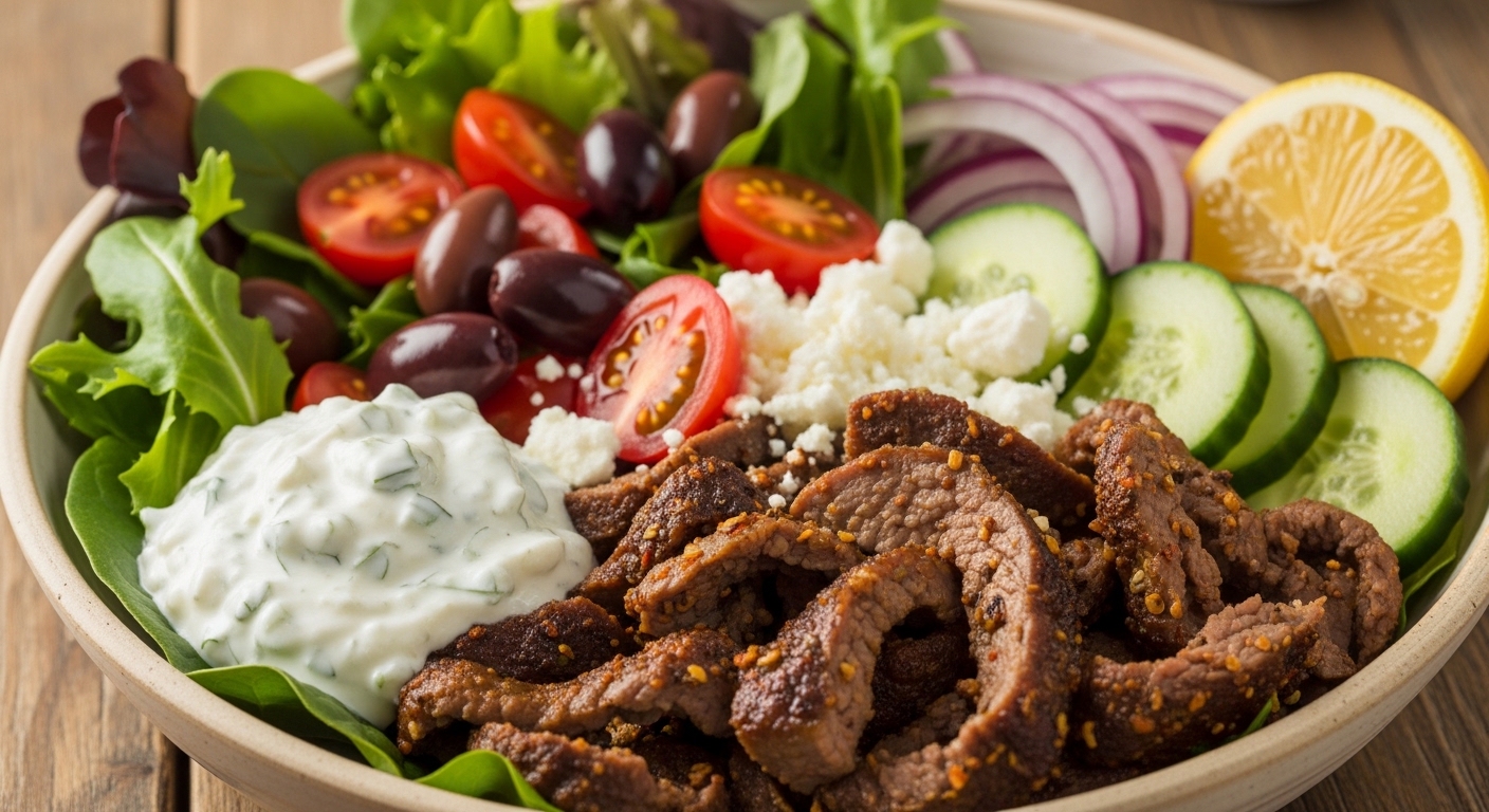 Keto Lamb Gyro Bowl: The Perfect Low-Carb Twist on a Greek Classic
