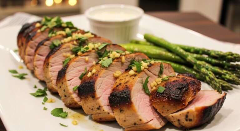 Garlic Pork Tenderloin: A Perfectly Balanced, Restaurant-Quality Dish You Can Make at Home