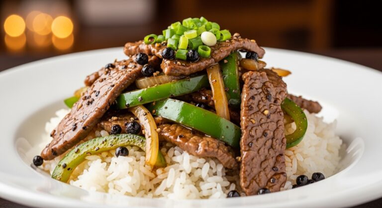 Pepper Steak Rice Plate: A Bold, Flavor-Packed One-Bowl Wonder