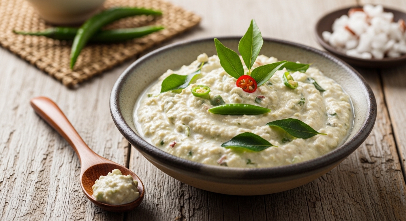 Keto Coconut Chutney Bowl: A Flavorful Low-Carb Twist on a Classic Indian Dish