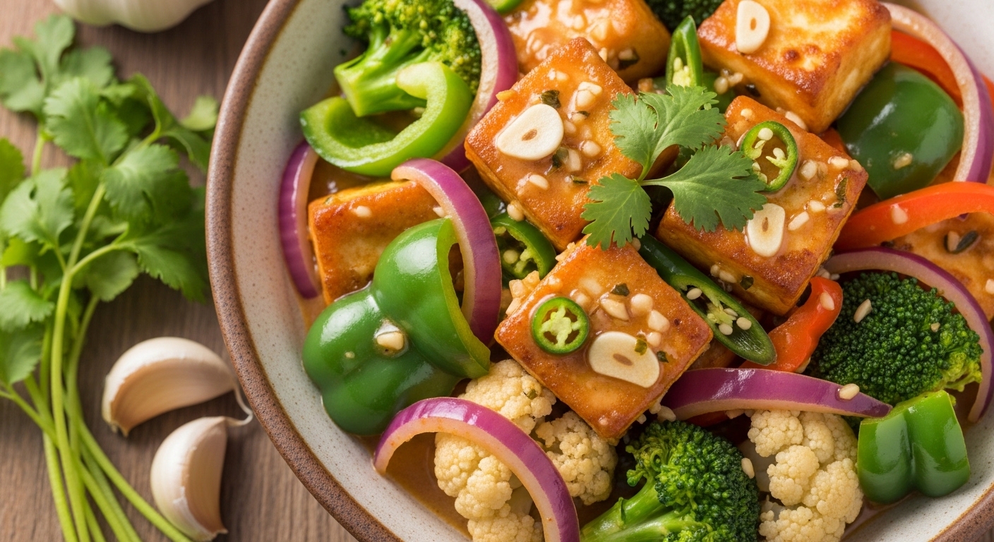 Keto Garlic Paneer Stir Fry – A Creamy, Low-Carb Indian-Inspired Dish