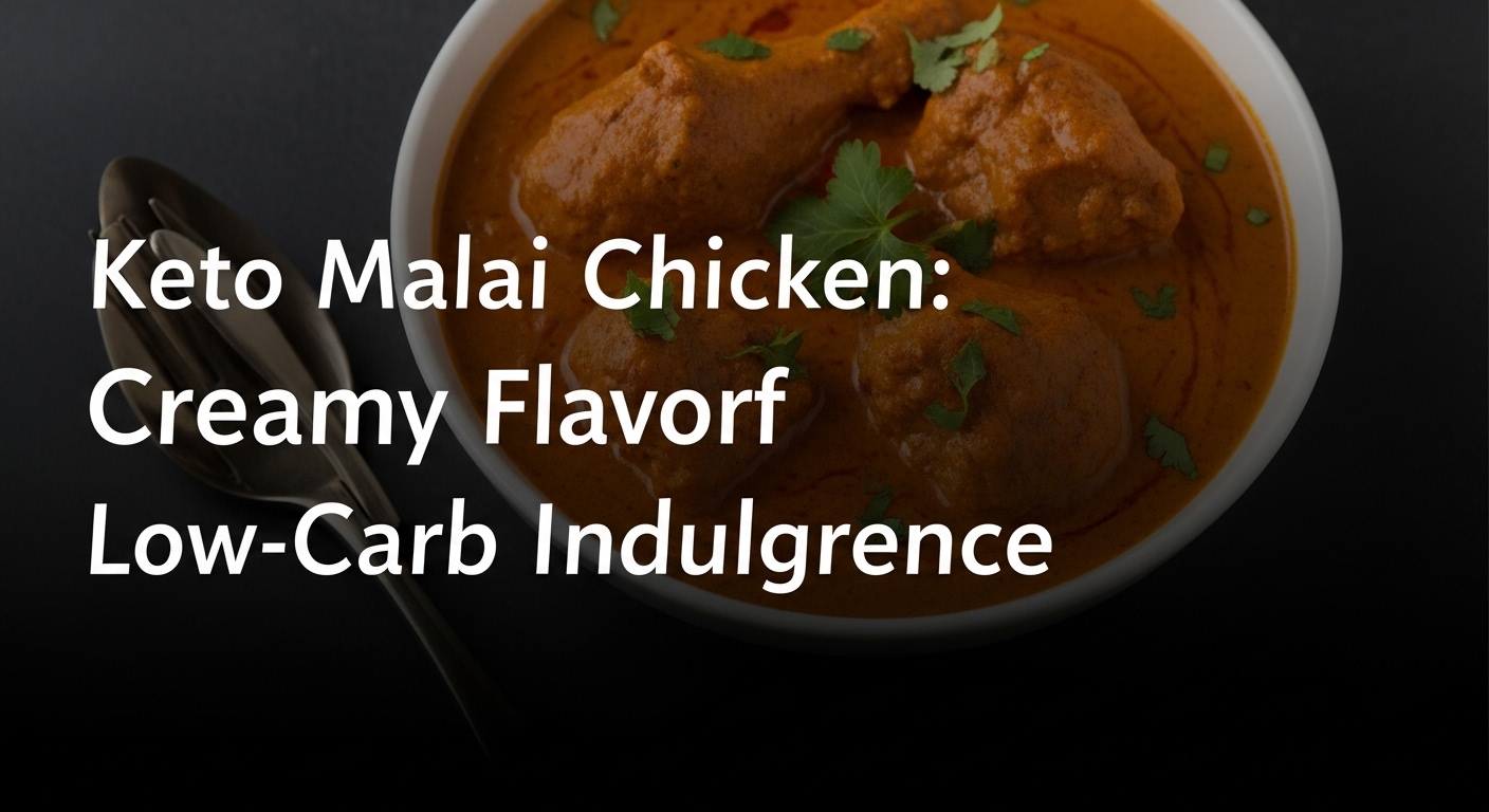 Keto Malai Chicken: Creamy, Flavorful, and Low-Carb Indulgence