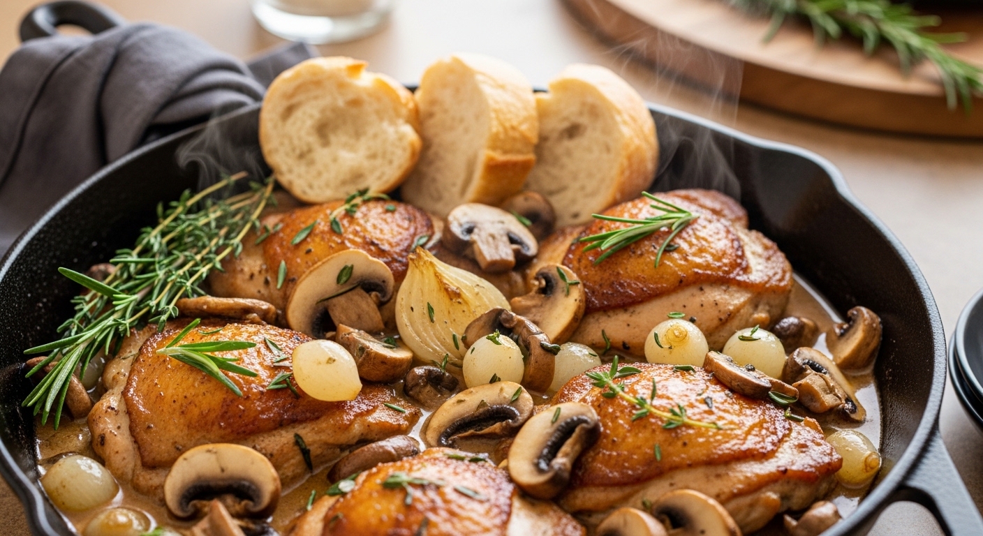 Mushroom Chicken Skillet: A Hearty, Flavor-Packed One-Pan Wonder