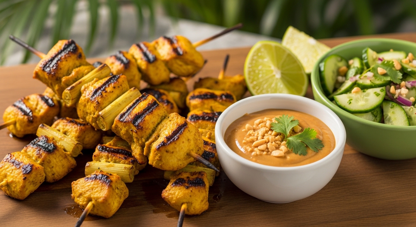 Keto Chicken Satay: The Perfect Low-Carb Twist on a Southeast Asian Favorite
