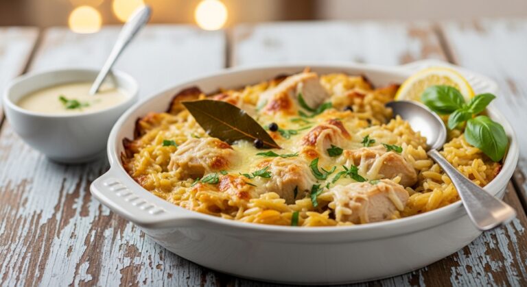 Chicken Orzo Bake: A Creamy, Comforting One-Pot Wonder