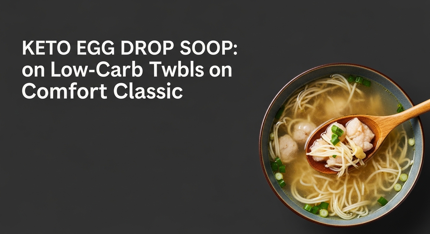 Keto Egg Drop Soup: A Low-Carb Twist on a Comfort Classic
