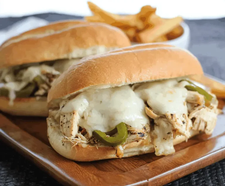 Easy Chicken Philly Sandwich Recipe