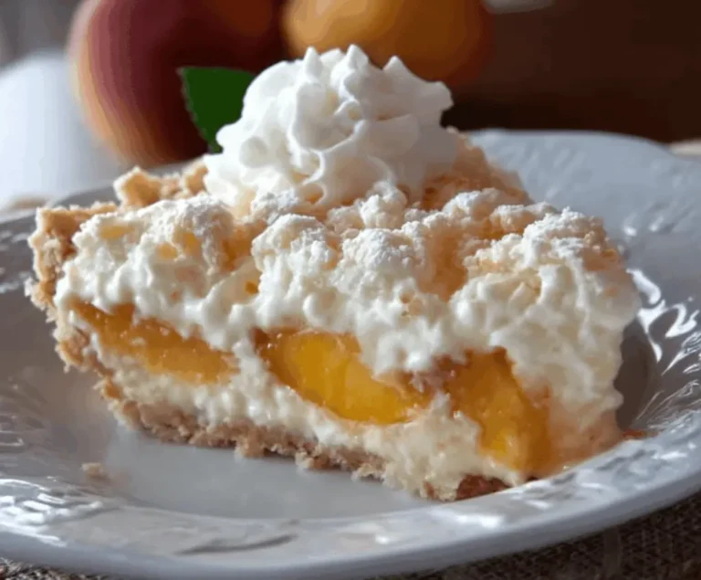 Cream Cheese Peach Pie Recipe Easy and Delicious