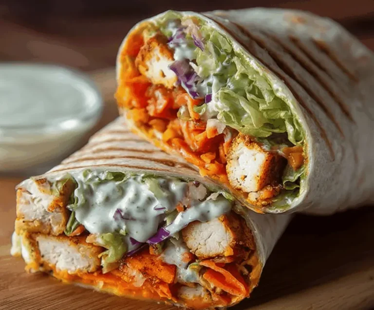 Easy Buffalo Tofu Wrap Recipe