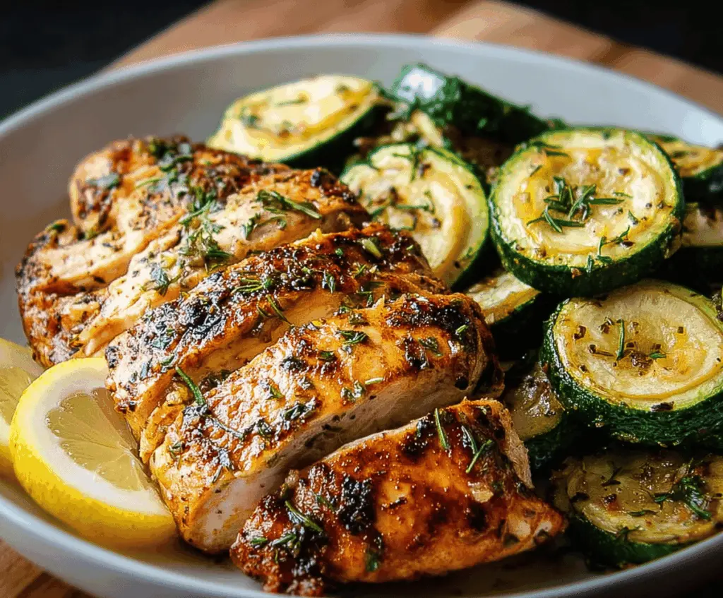 Asado Chicken Breast Lemon Zucchini