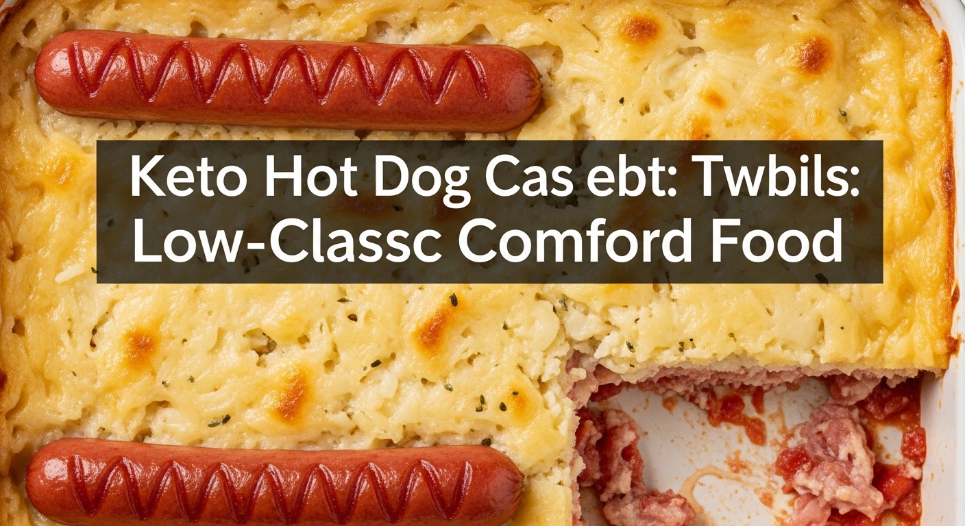 Keto Hot Dog Casserole: A Low-Carb Twist on a Classic Comfort Food