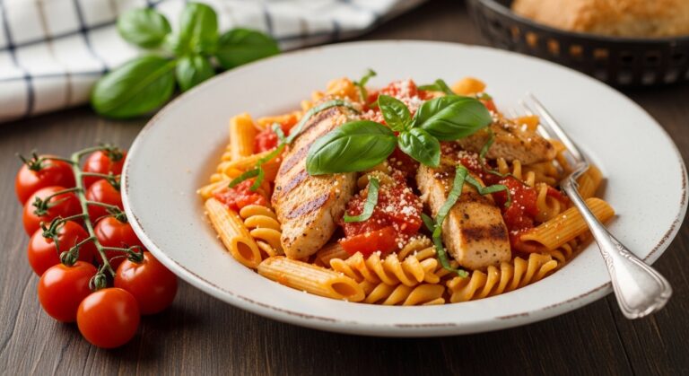 Tomato Basil Chicken Pasta: A Classic Comfort Dish with a Fresh Twist