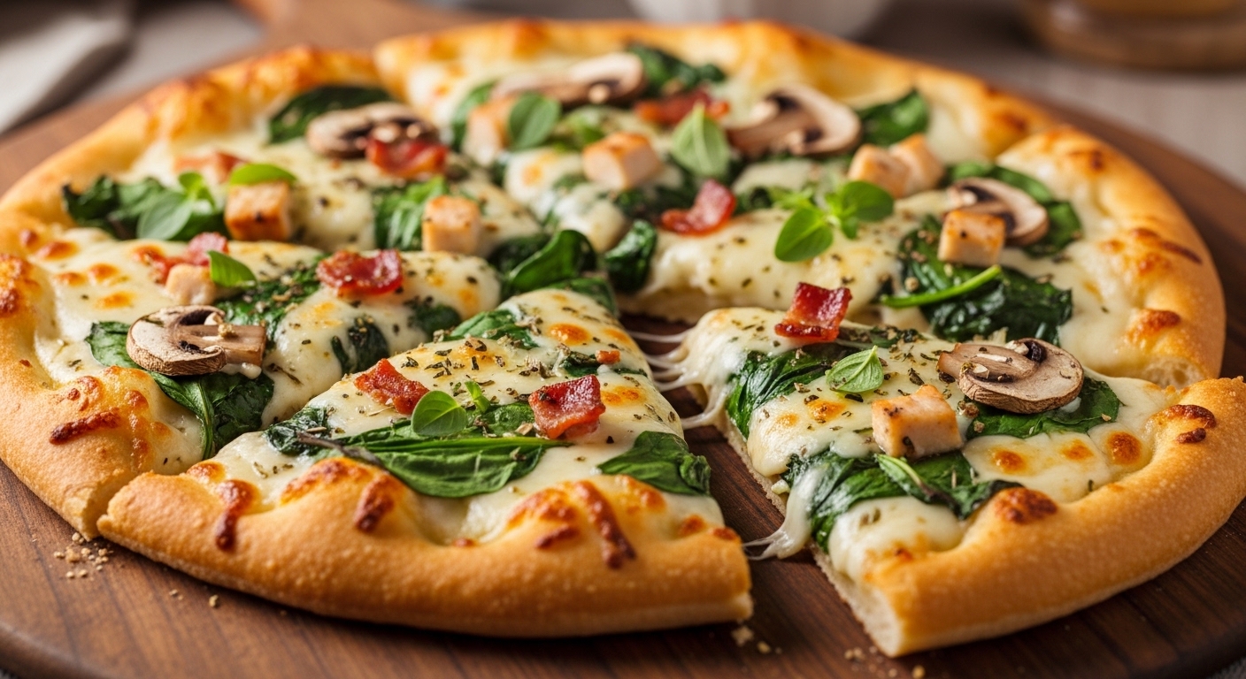 Keto White Sauce Pizza: A Creamy, Low-Carb Twist on a Classic Favorite
