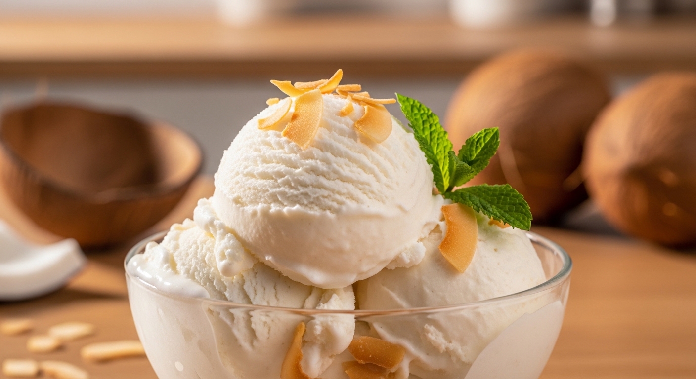 Keto Coconut Ice Cream: A Creamy, Low-Carb Indulgence