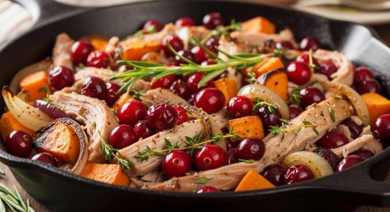 Cranberry Turkey Skillet: A Flavorful One-Pan Winter Dinner